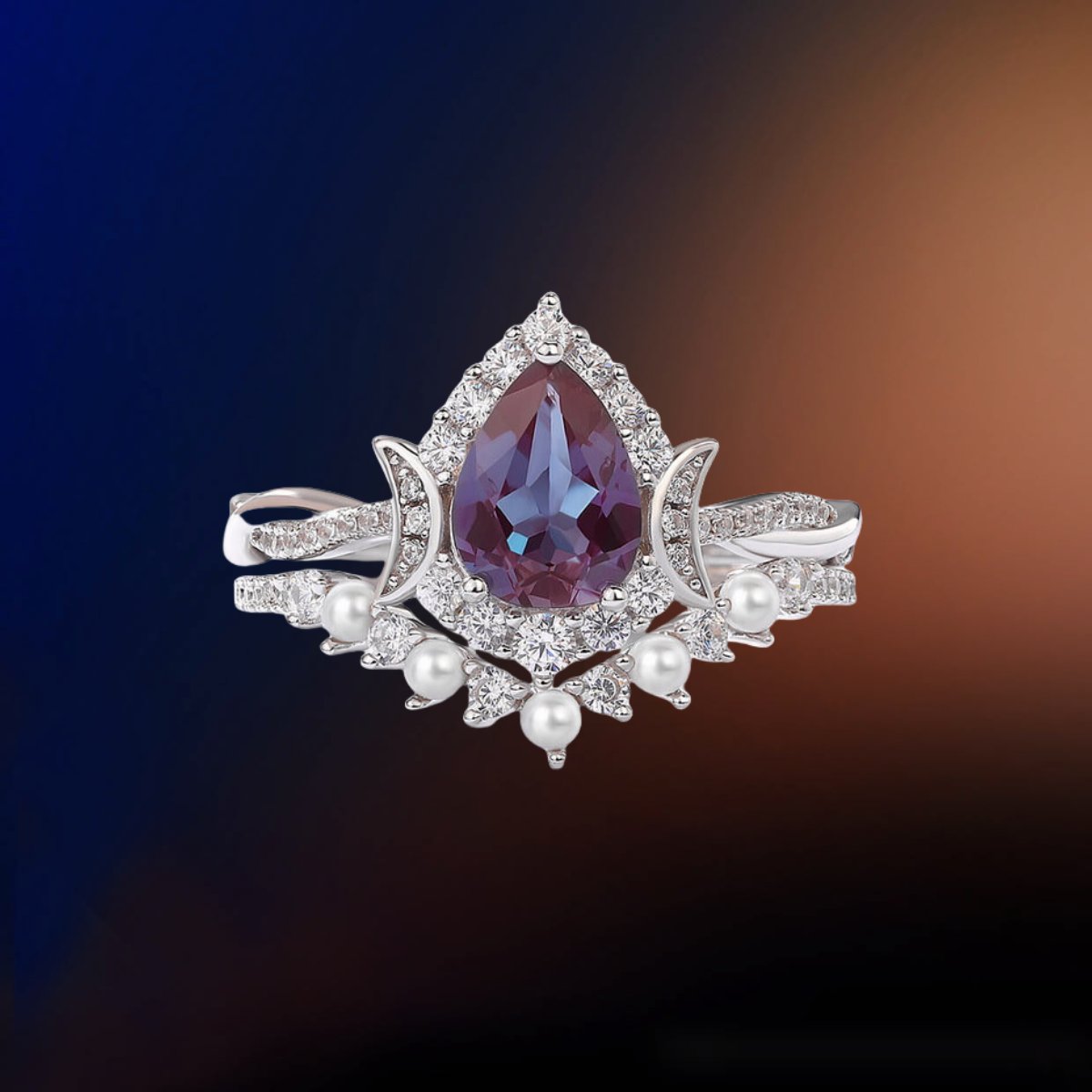 Alexandrite Jewelry featuring color-changing gemstones crafted in gold and silver, symbolising transformation and balance.