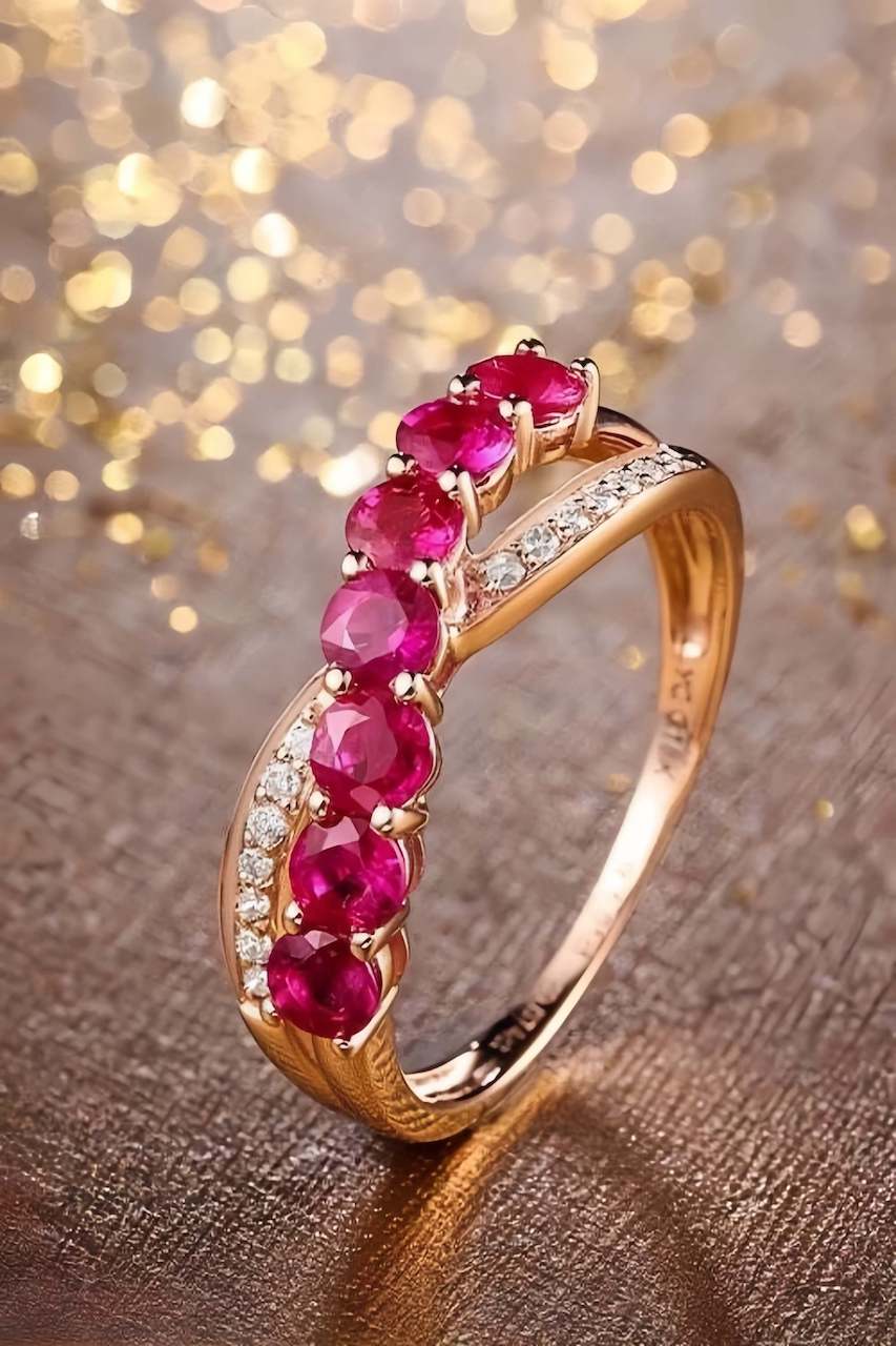 Rings Jewelry Collection – gold and gemstone rings symbolising strength and intention.