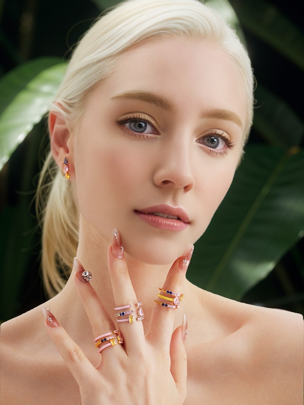 Raw Unique Jewelry symbolising individuality, color and artistic freedom.