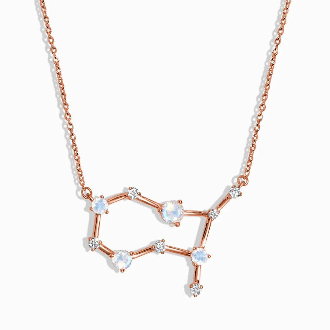 Moonstone jewelry necklace reflecting Gemini’s dual nature and lively curiosity.