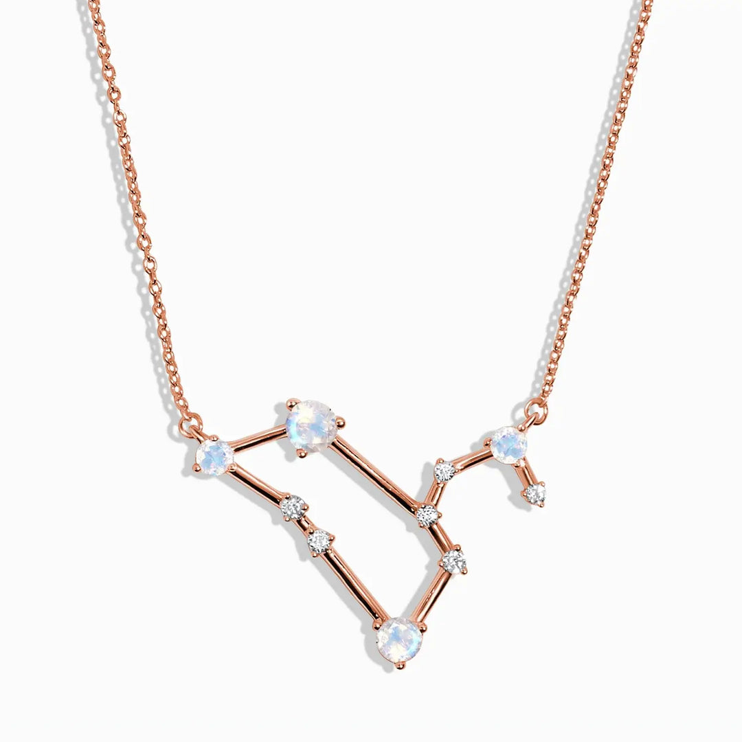 Moonstone jewelry necklace embodying Leo’s confident light and expressive warmth.