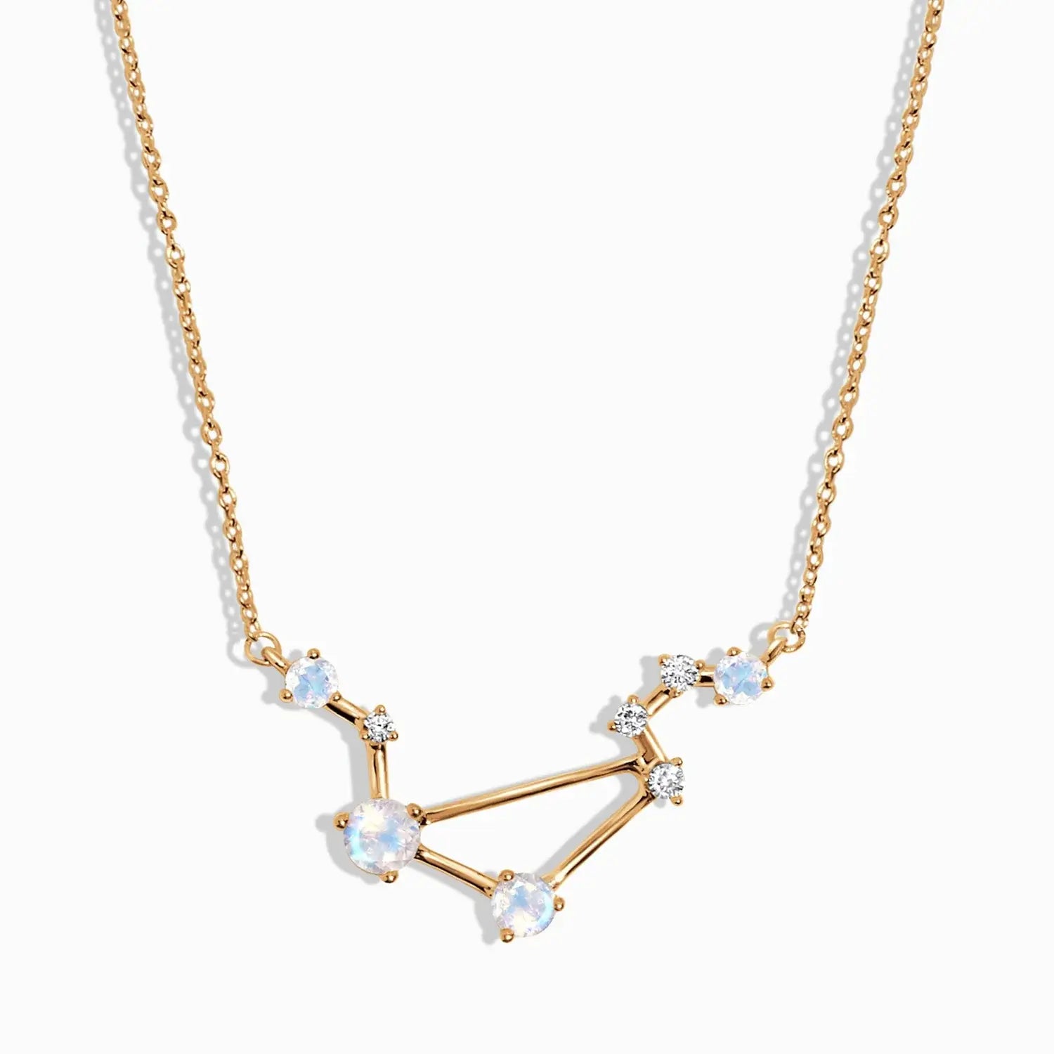 Moonstone jewelry necklace reflecting Libra’s elegance and harmony in celestial form.