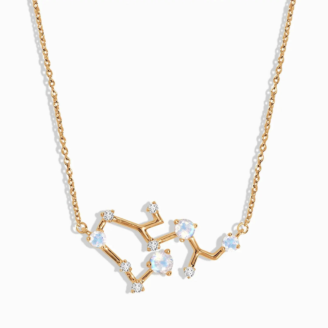 Moonstone jewelry necklace representing Sagittarius’ freedom, hope and boundless vision.