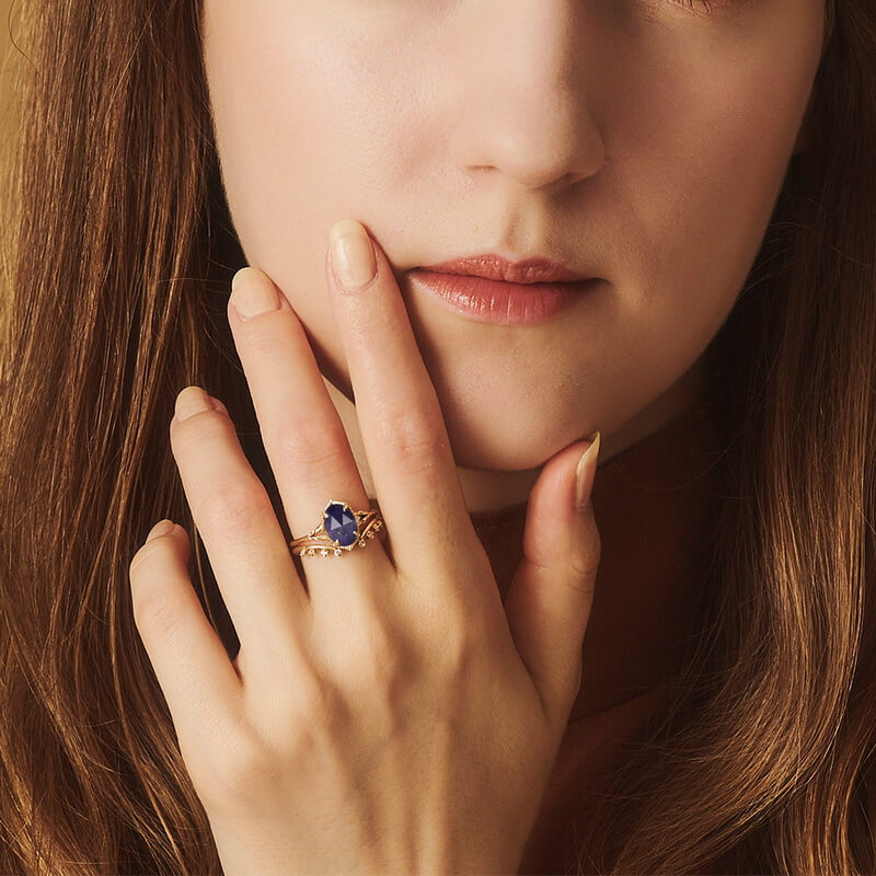 Vintage Natural Lapis Lazuli Ring - Minerva Jewelry