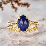 Vintage Natural Lapis Lazuli Ring - Minerva Jewelry