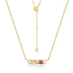 Quartz and peridot jewelry necklace reflecting inner light, balance and natural charm.