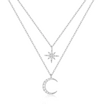 Celestial Balance Star Moon Necklace