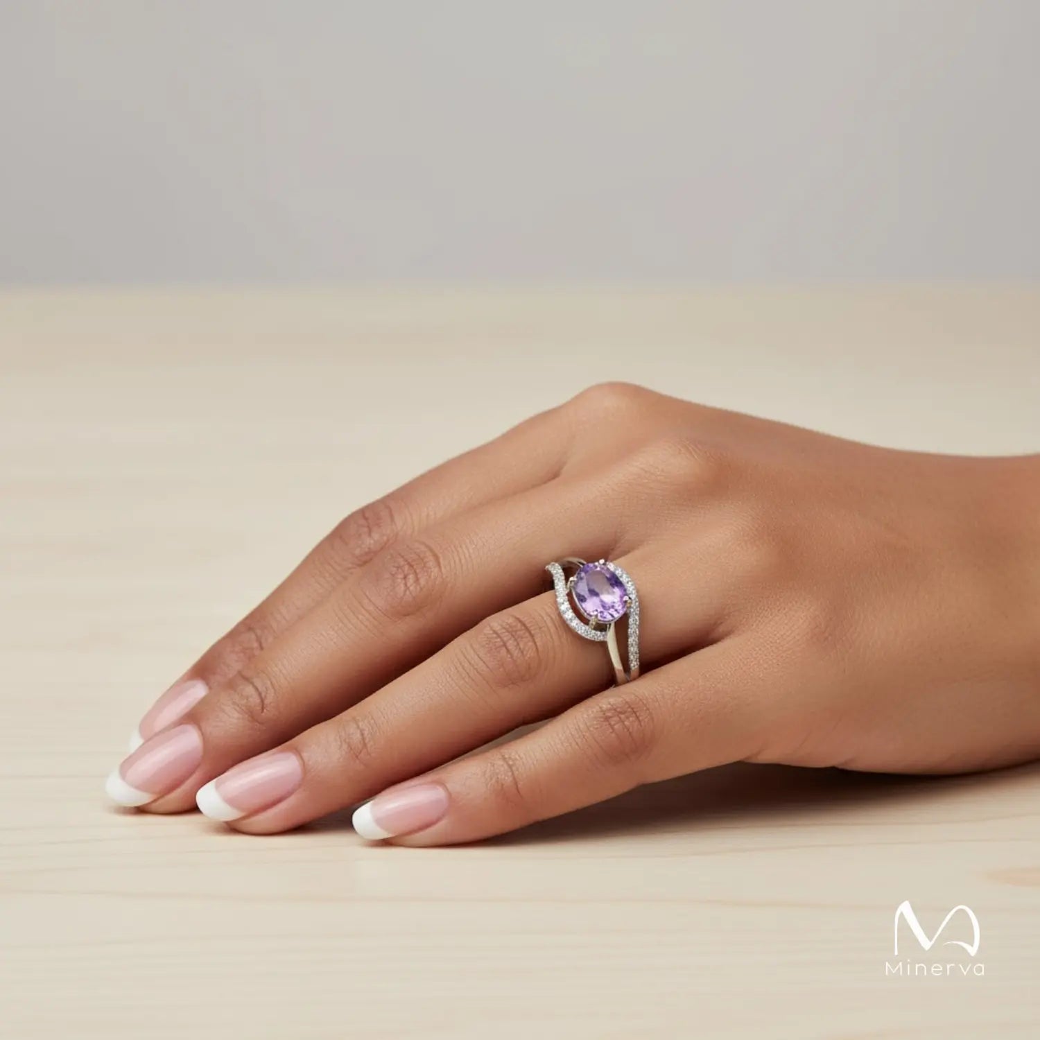 February Amethyst Birthstone Ring – Celebrate Your Inner Light