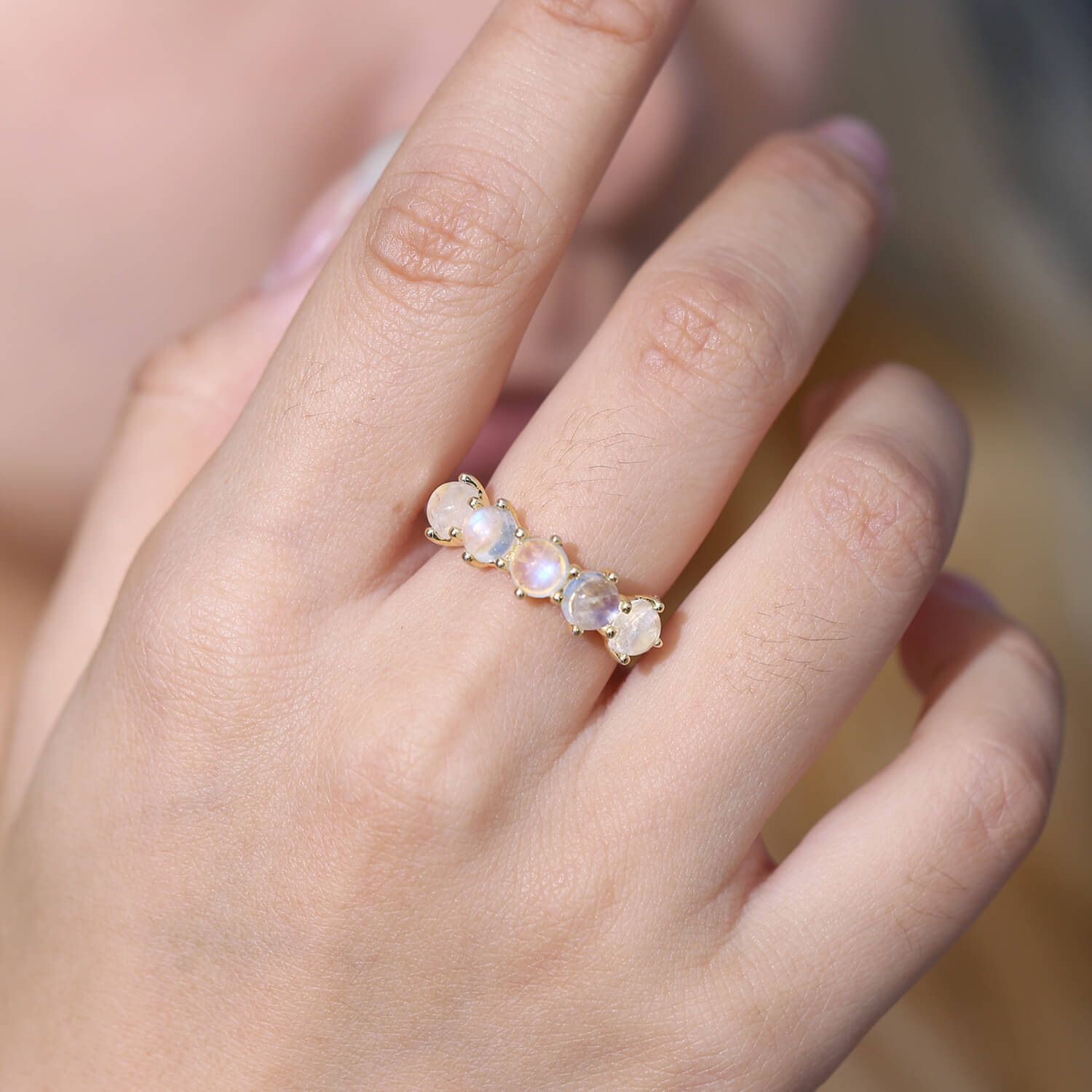Moonstone ring - Minerva Jewelry