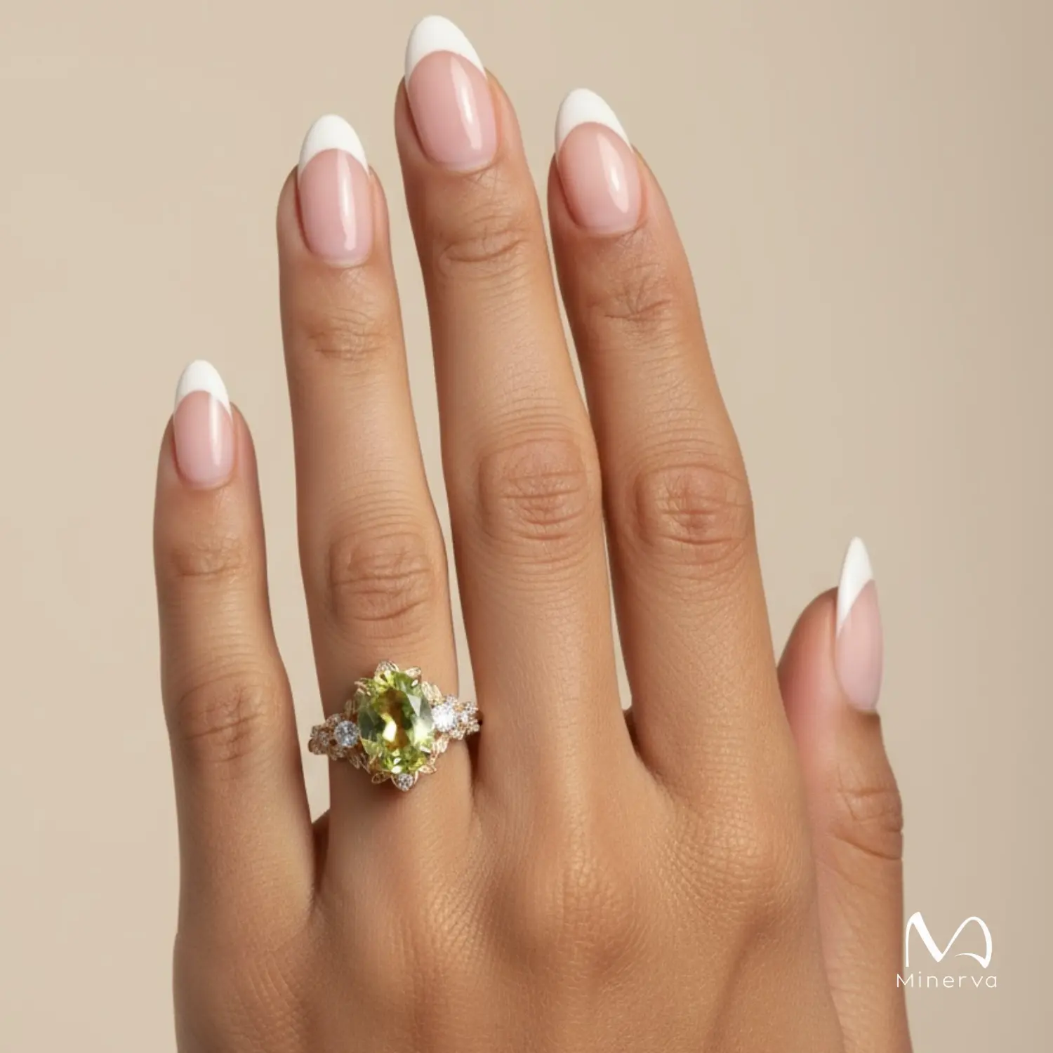 Peridot Engagement Ring – Light Energy Stones