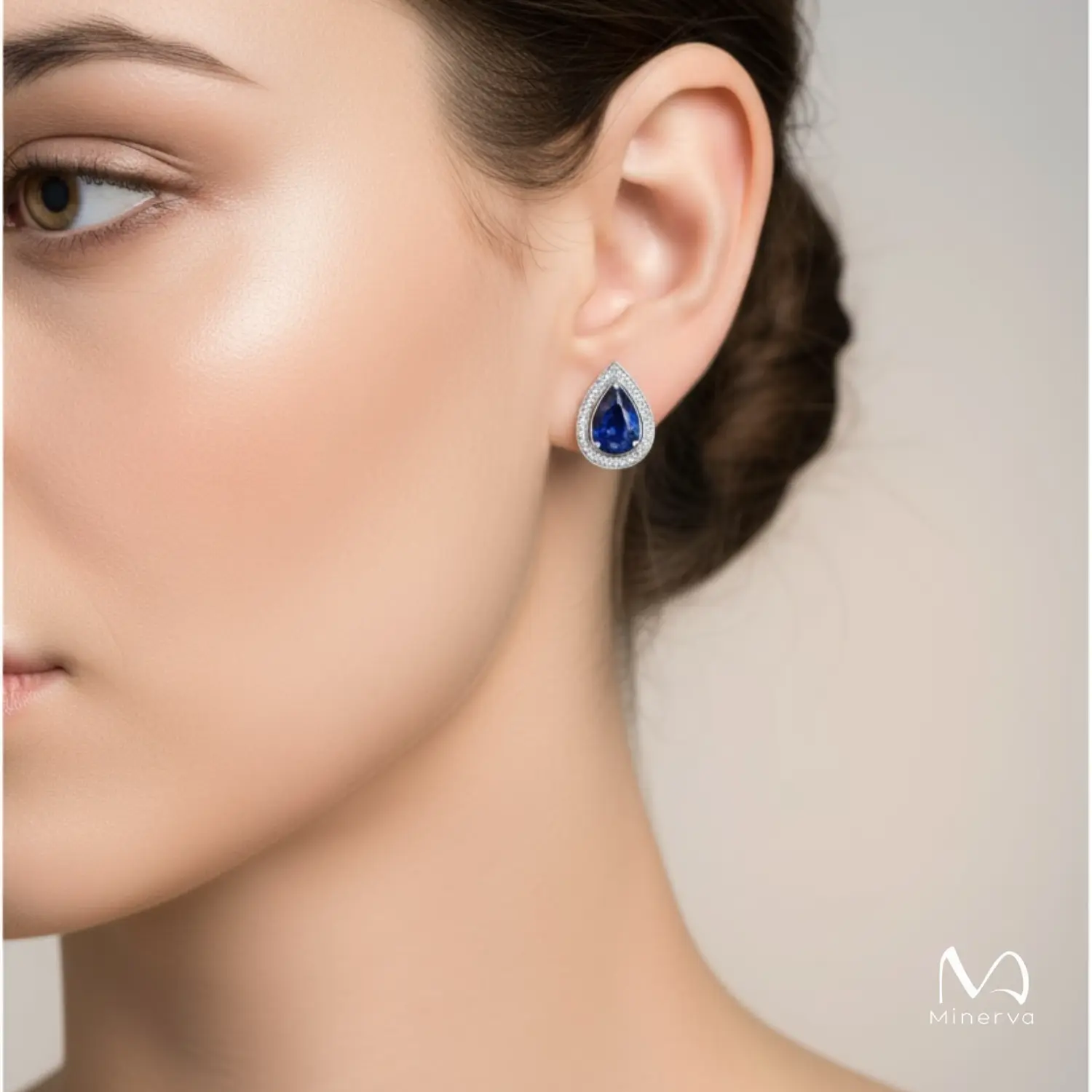 Sapphire Drop Earrings