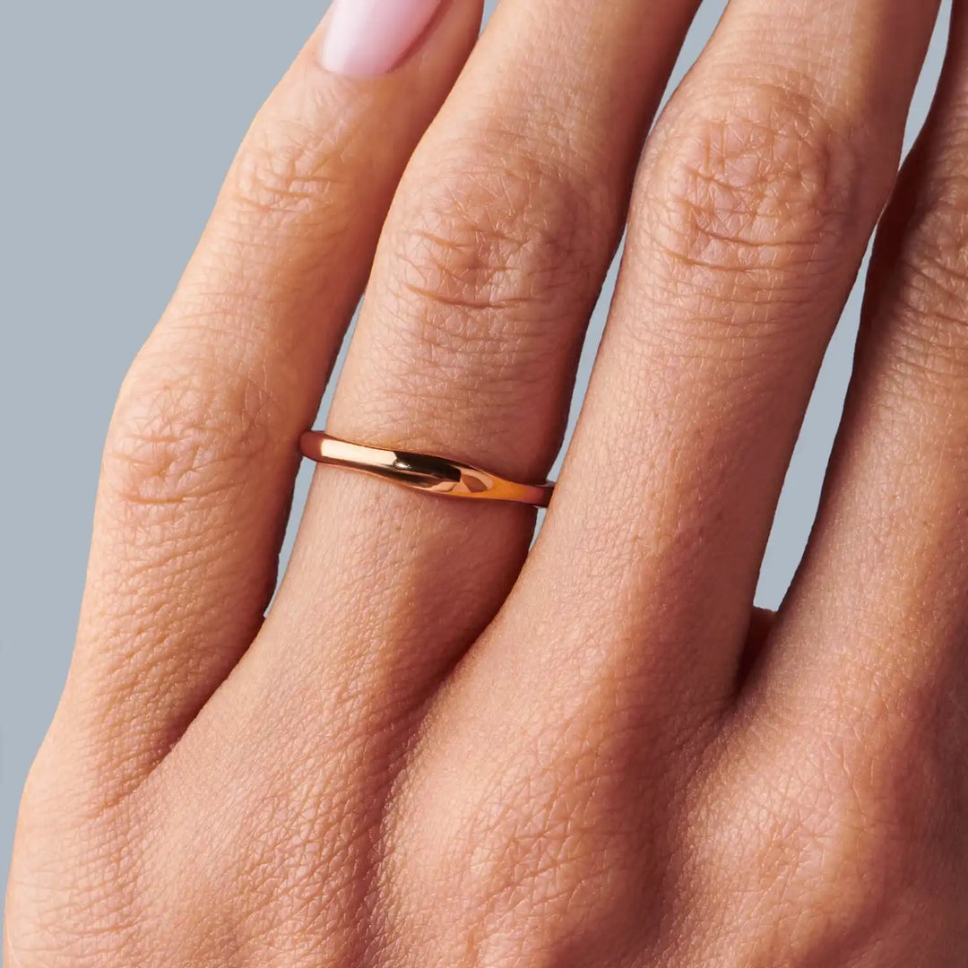 Stackable Ring Band – Dainty Minimalist