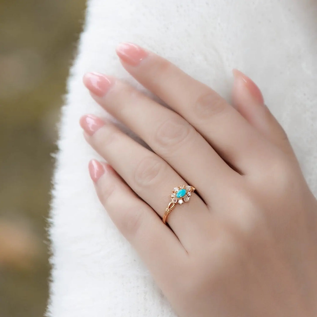 Turquoise Wedding Ring