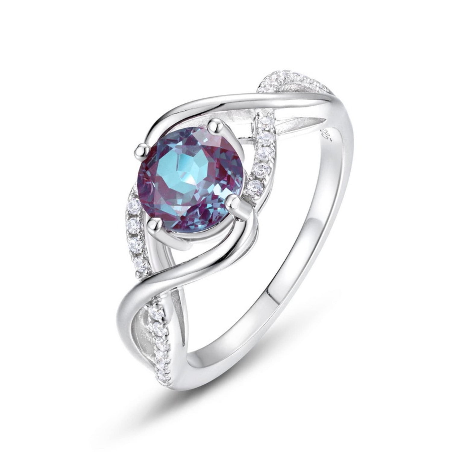 Unique alexandrite engagement ring representing individuality and love’s transformation.