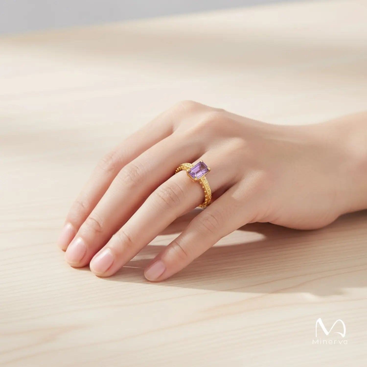 Vintage Amethyst Ring - Intimate Moments