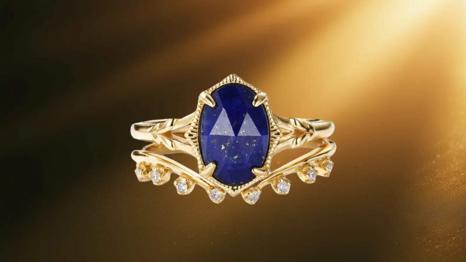 Close-up of Lapis Lazuli Jewelry representing vision, confidence, and spiritual awareness.
