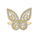 Minerva Butterfly Rings Open - Minerva Jewelry