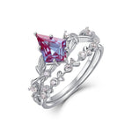 Alexandrite Kite Ring Nature-Inspired Design - Minerva Jewelry