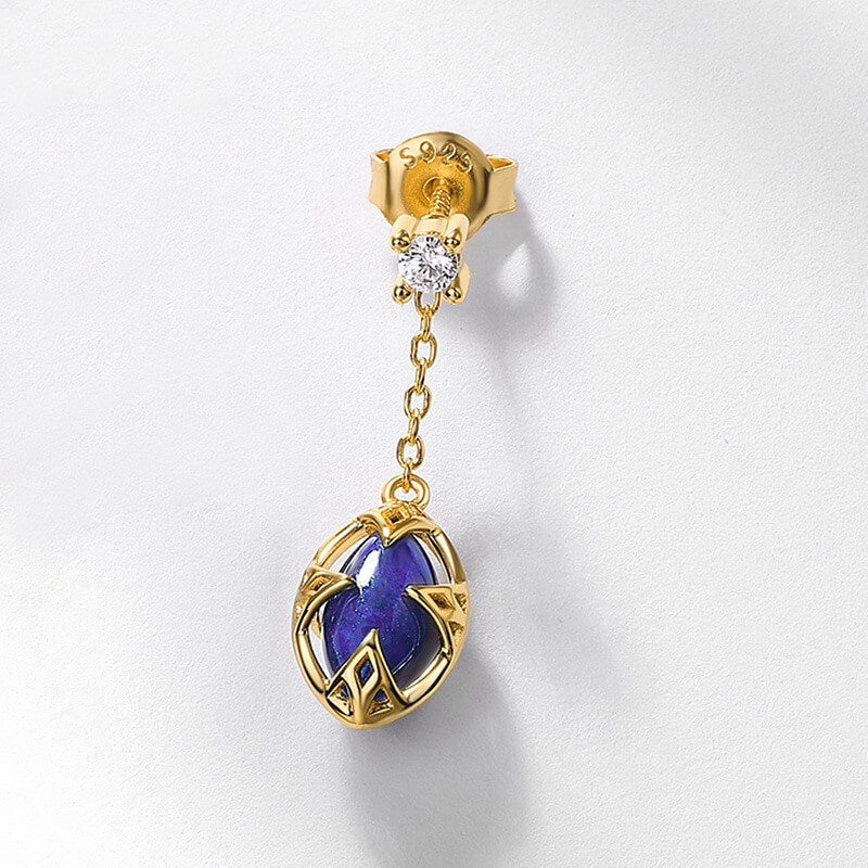 Egyptian Inspired Lapis Lazuli Earrings | Minerva Jewelry - Minerva Jewelry