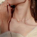 Ethereal Harmony Quartz Necklace - Natural Beauty - Minerva Jewelry