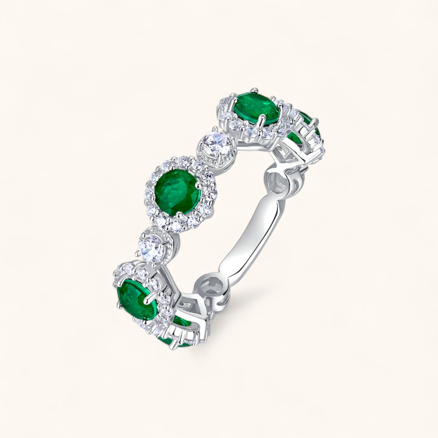 Emerald Engagement Ring