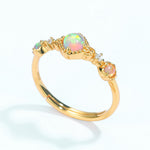 Starry Sky Inspired Opal Ring - Minerva Jewelry