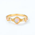 Starry Sky Inspired Opal Ring - Minerva Jewelry