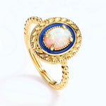 Vintage Gold Opal Ring - Minerva Jewelry