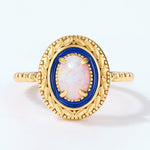 Vintage Gold Opal Ring - Minerva Jewelry