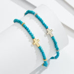 Anklet With Cross - Minerva Jewelry