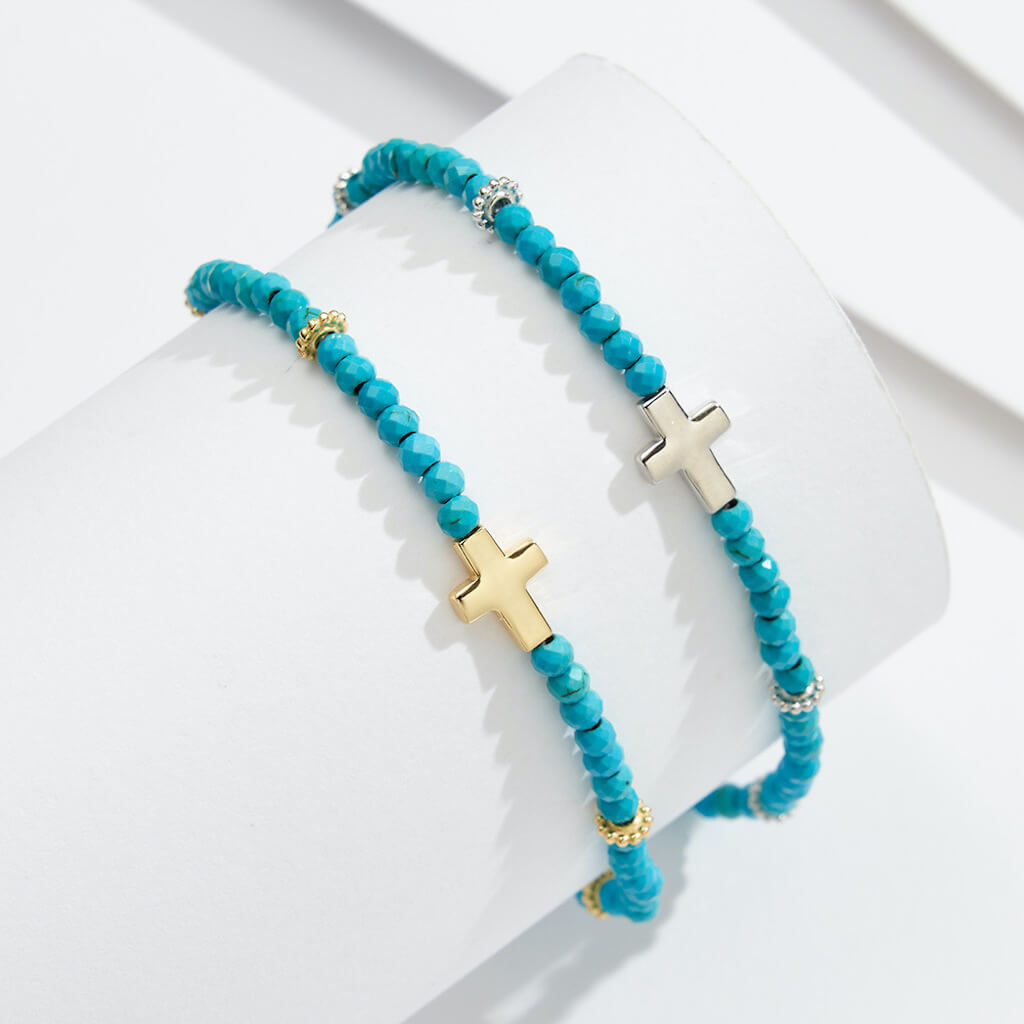 Anklet With Cross - Minerva Jewelry