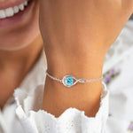 Personalized Birthstone Chain Bracelet - Minerva Jewelry