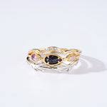 Blue Goldstone Ring - Minerva Jewelry