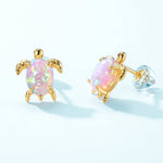 Childs Earrings - Sea Turtle Zanzibar - Minerva Jewelry