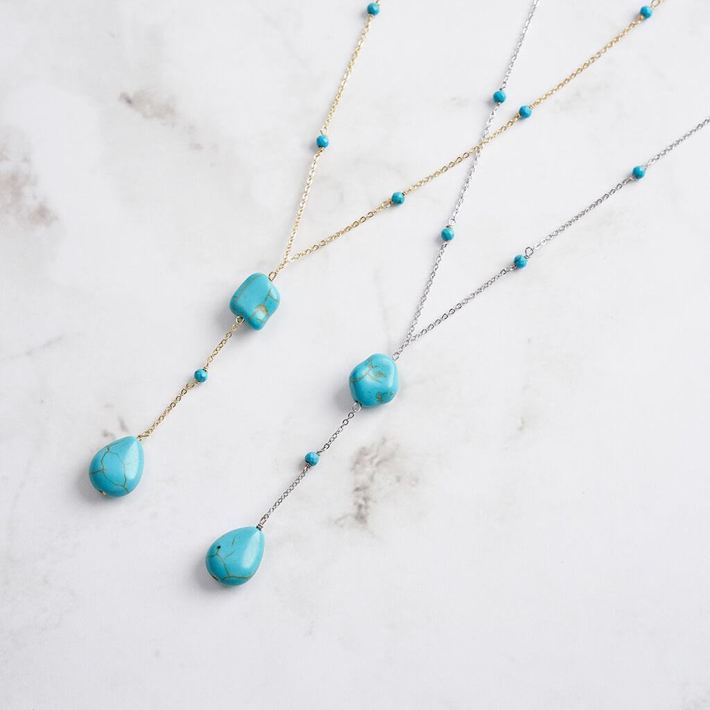 Color By The Yard Turquoise Pendant - Minerva Jewelry