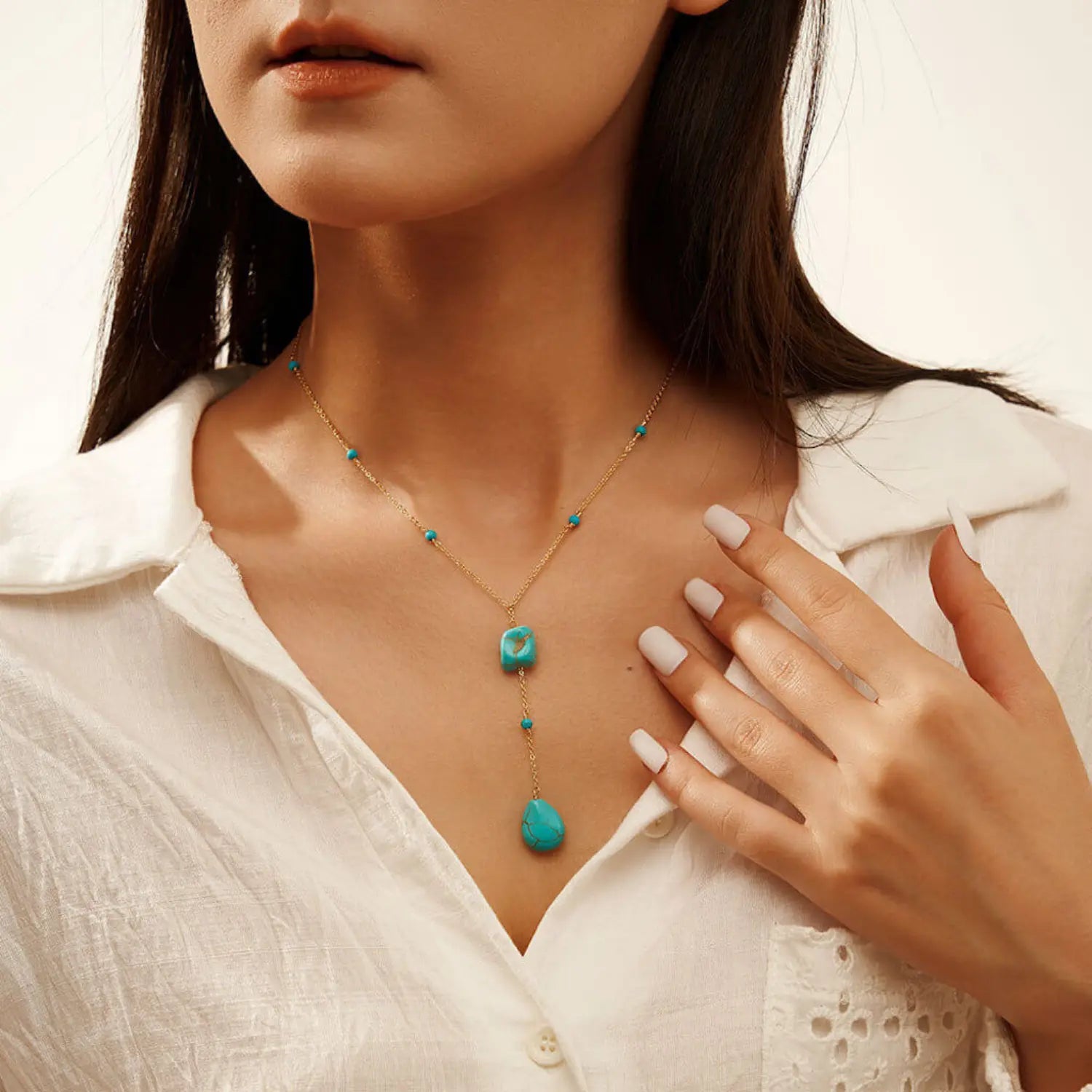Color By The Yard Turquoise Pendant