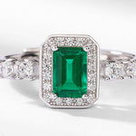 Emerald Cut Engagement Ring - Minerva Jewelry