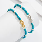 Infinity Bracelets Turquoise - Minerva Jewelry