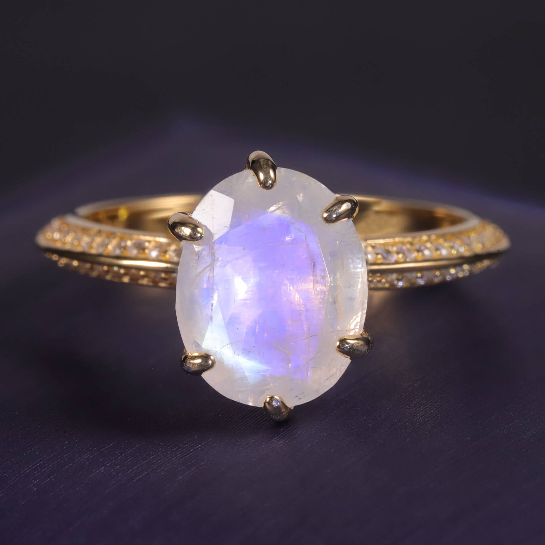 Moonstone Engagement Rings - Minerva Jewelry