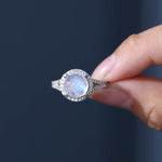 Moonstone Gem Ring - Minerva Jewelry