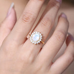 Moonstone Rings Jewelry for Women - Minerva Jewelry