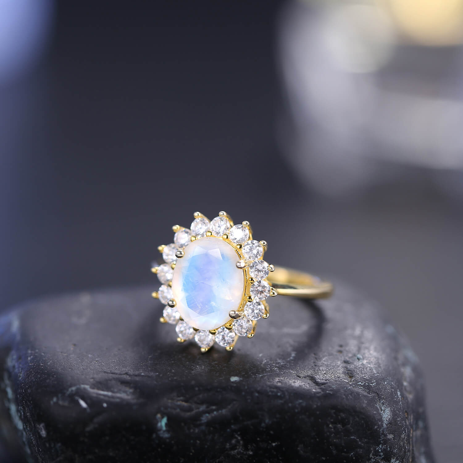 Moonstone Rings Jewelry for Women - Minerva Jewelry