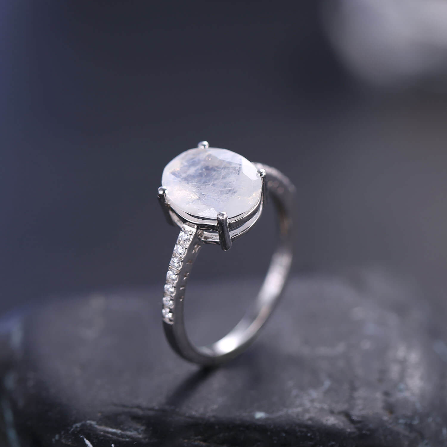 Moonstone Rings - Minerva Jewelry