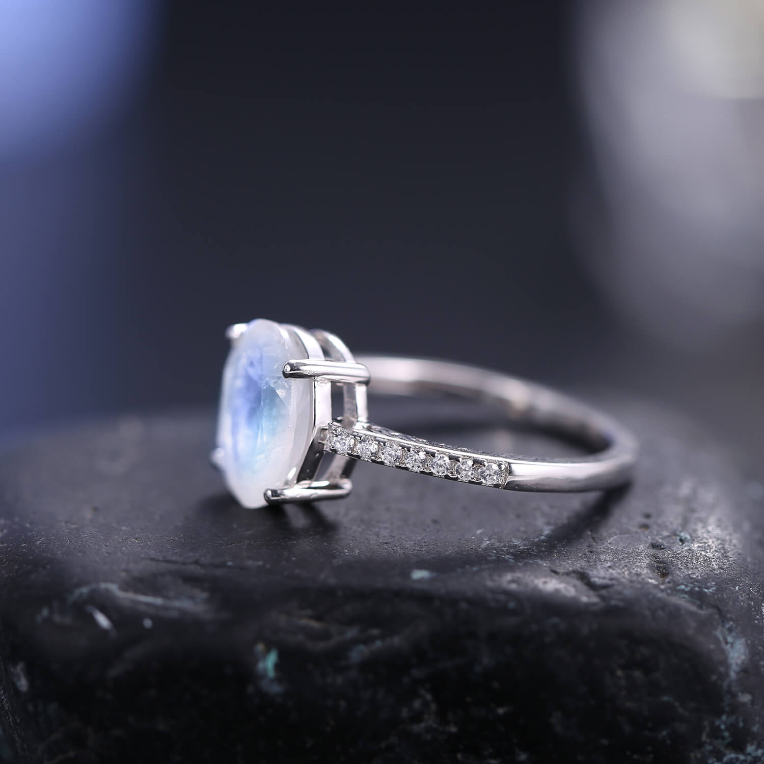 Moonstone Rings - Minerva Jewelry