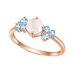 Moonstone Stone Ring - Minerva Jewelry