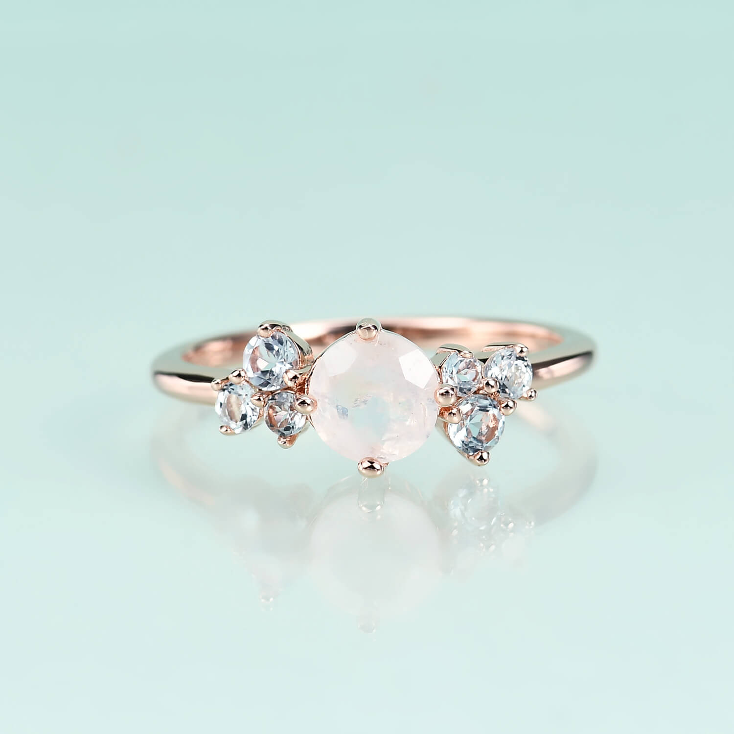 Moonstone Stone Ring - Minerva Jewelry