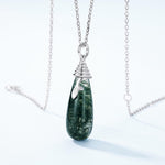 Moss Agate Necklace - Minerva Jewelry