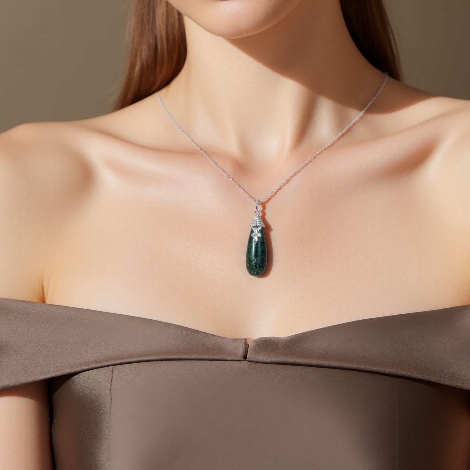 Moss Agate Necklace