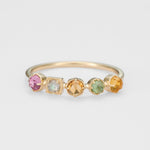 Multi Color Gemstone Ring - Minerva Jewelry