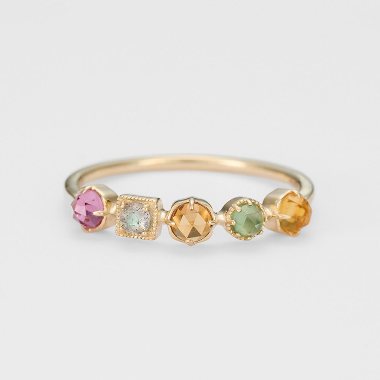 Multi Color Gemstone Ring - Minerva Jewelry